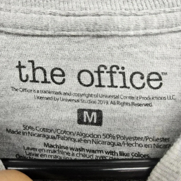 The Office Graphic Tee Gray Men's Size M - Picture 2 of 3